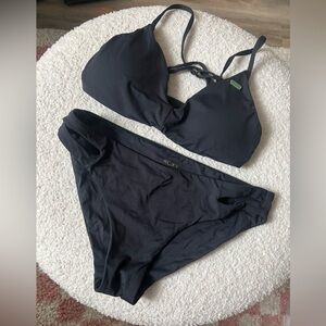 Roxy Black Bikini Set XS